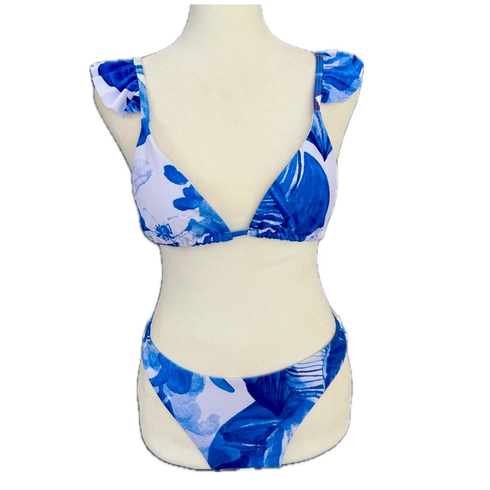 Rainforest Vibe Flutter Strap Bikini
